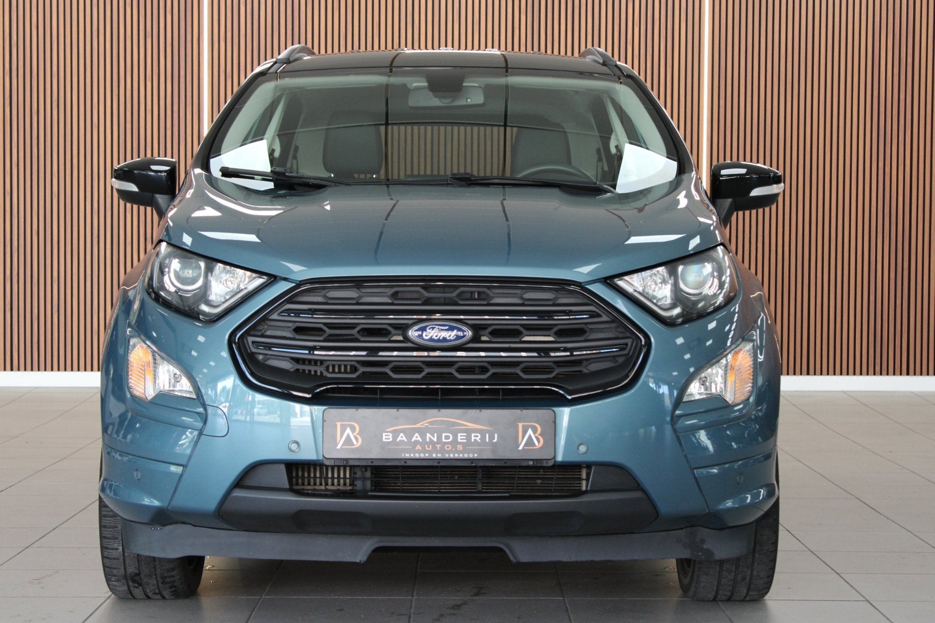 Ford ECOSPORT 1.0 EcoBoost ST-Line Black | Airci | Cruise co, Voorwielaandrijving, Gebruikt, Ecosport, Blauw