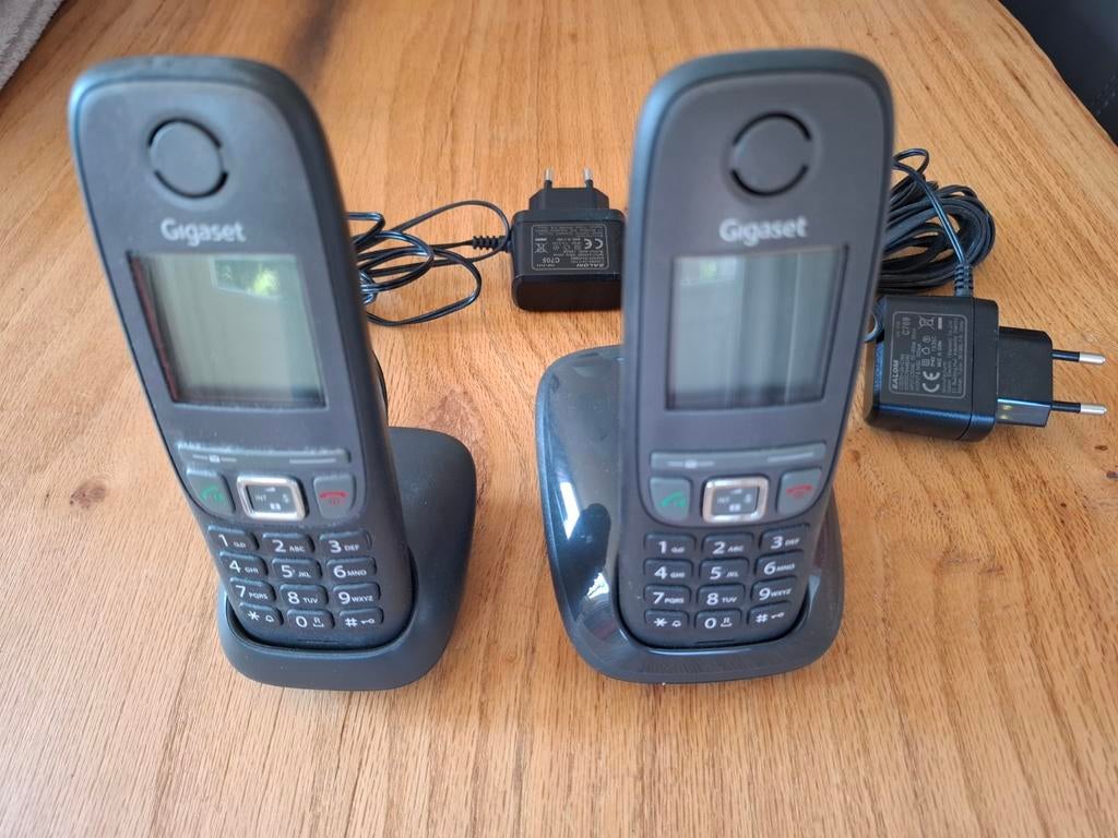 Gigaset duoset, Ophalen of Verzenden, Gebruikt, 2 handsets, Stralingsarm