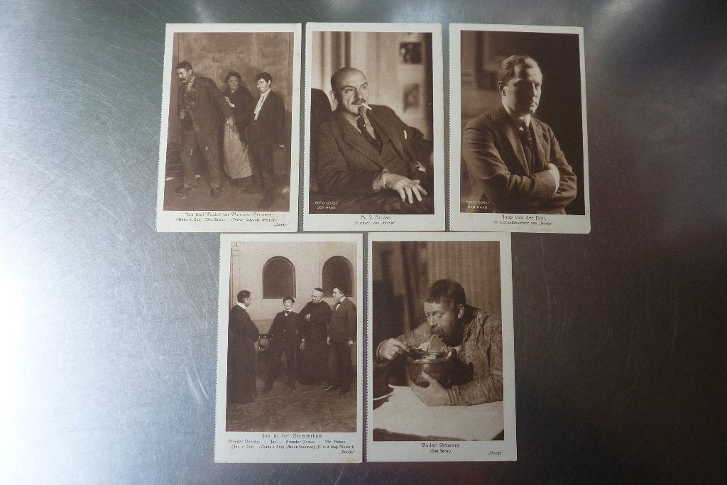 10 kaarten N.V. Vereenigd Rotterdamsch Hofstadtooneel RARE, Ophalen of Verzenden, 1920 tot 1940, Ongelopen, Cultuur en Media