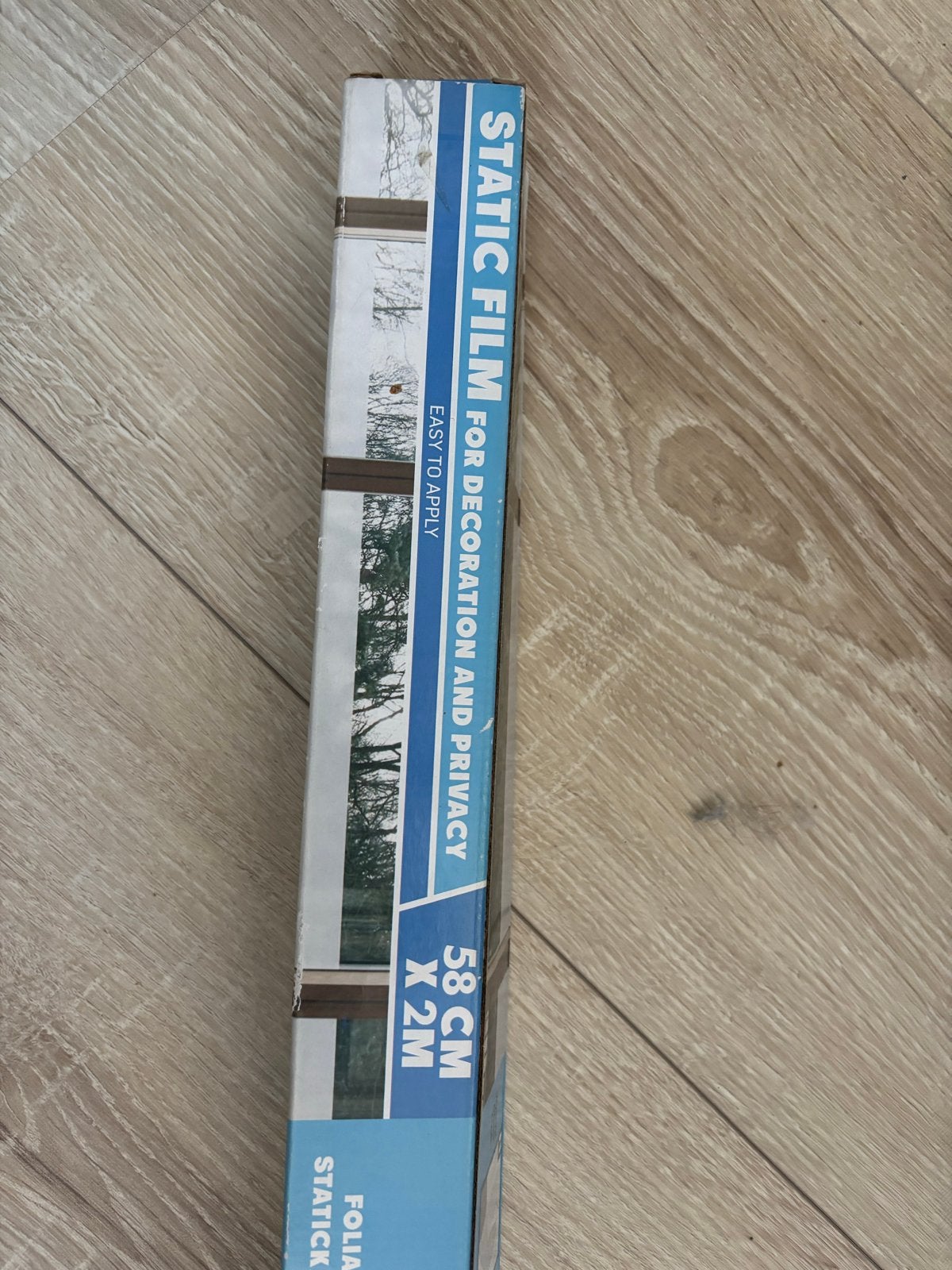 Inkijkwerende Statische Raamfolie 140 x 45 cm, Gevelraam of Ruit, Minder dan 80 cm, 120 tot 160 cm, Nieuw