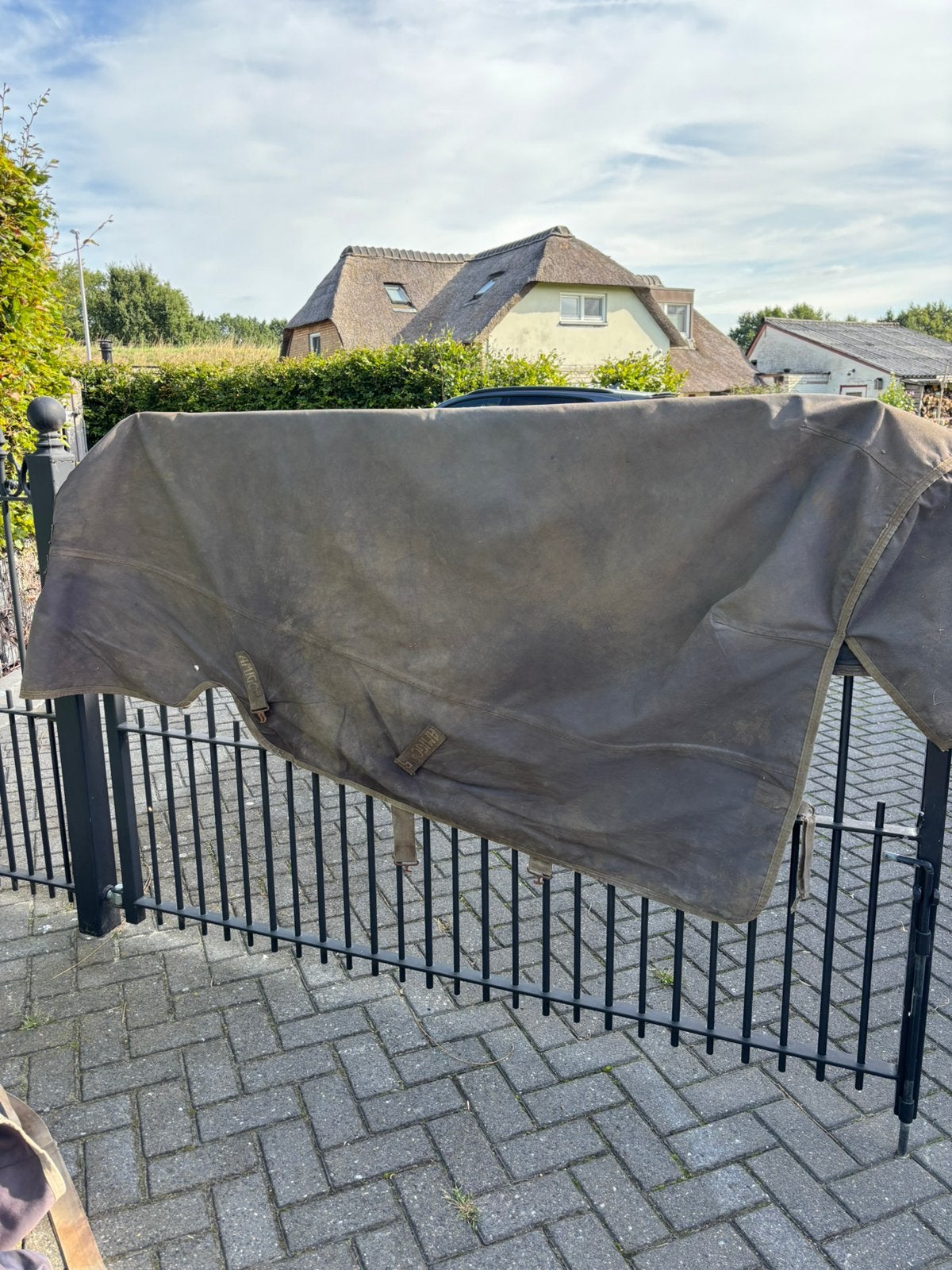 Amigo horseware regendeken 155. 6,9, Dieren en Toebehoren, Ophalen, Gebruikt, Extra Full (XL), Regendeken
