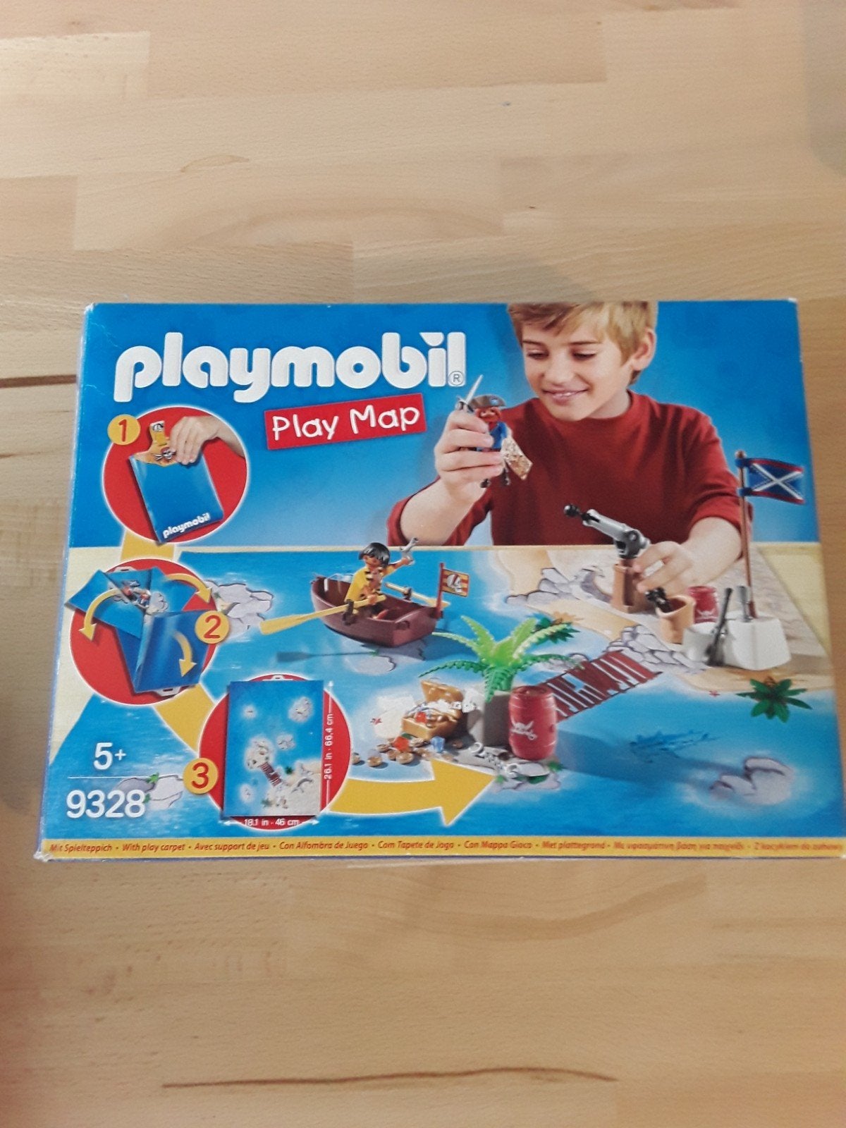 Playmobil Play Map Pirateneiland 9328, Kinderen en Baby's, Speelgoed | Playmobil, Pirates, Complete set, Overige typen, Ophalen of Verzenden
