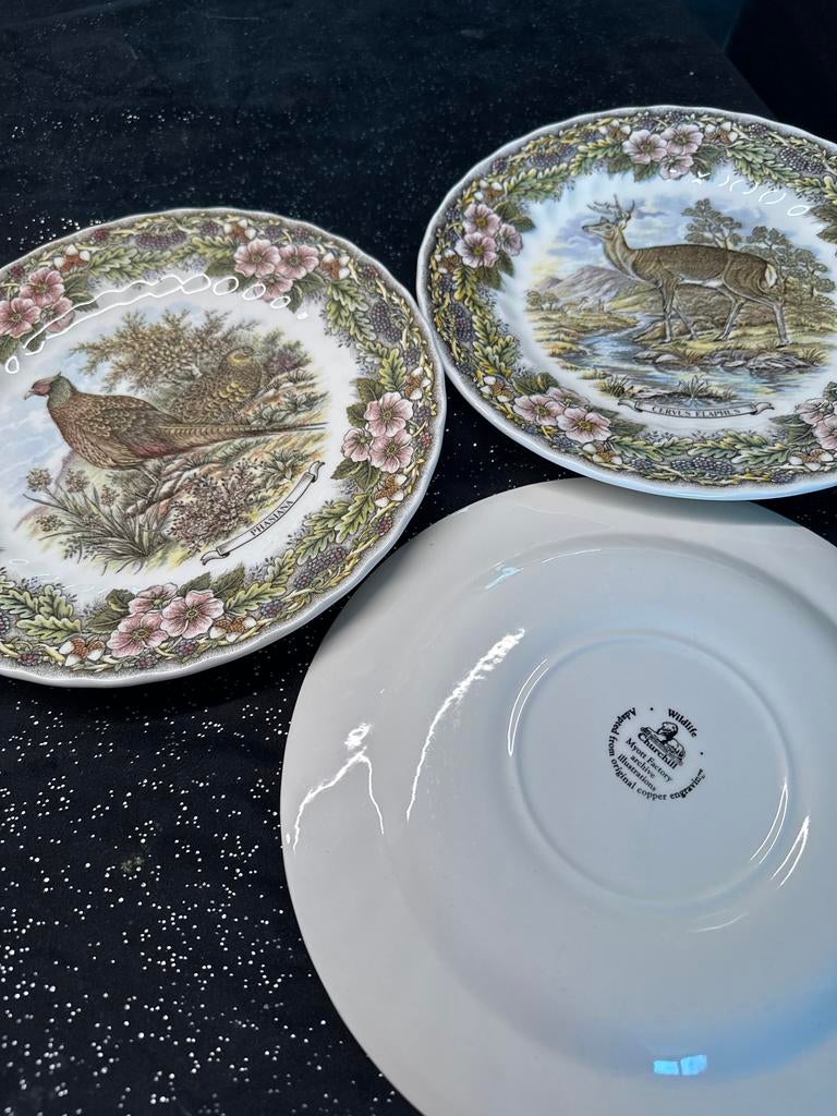 Churchill Wildlife Borden Set - Fazant, Hert, Kalkoen, Ophalen of Verzenden