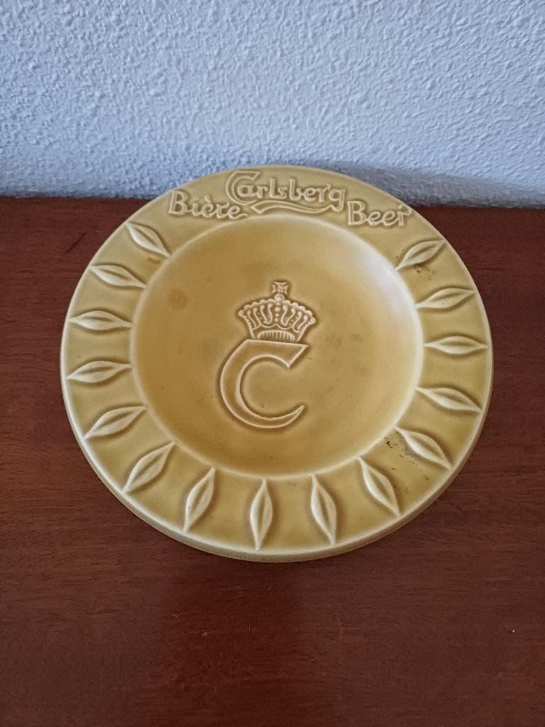 Vintage carlsberg asbak, Ophalen of Verzenden, Gebruikt, Asbak