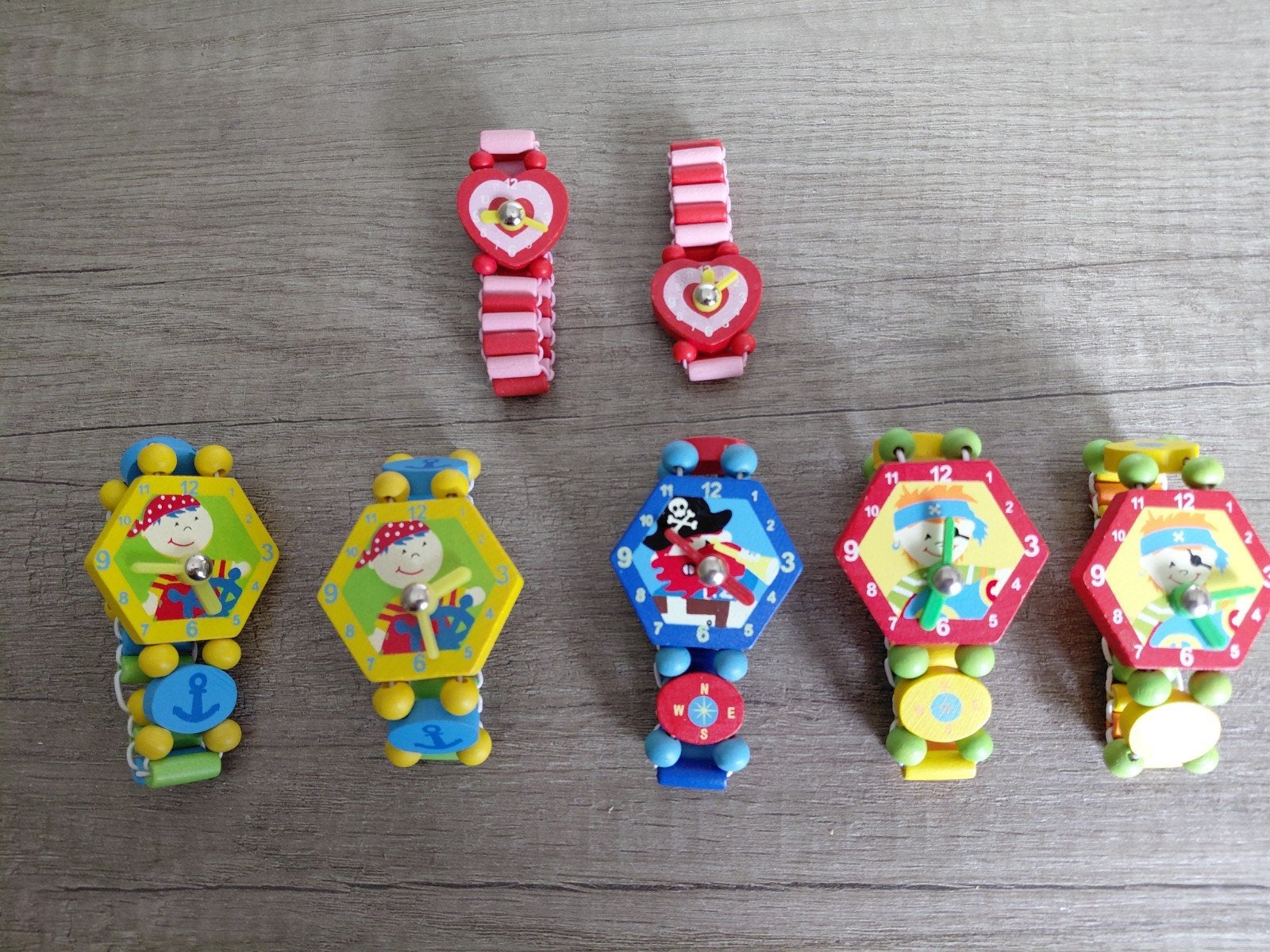 speel Horloge hout, Kinderen en Baby's, Ophalen of Verzenden, Nieuw, Overige typen