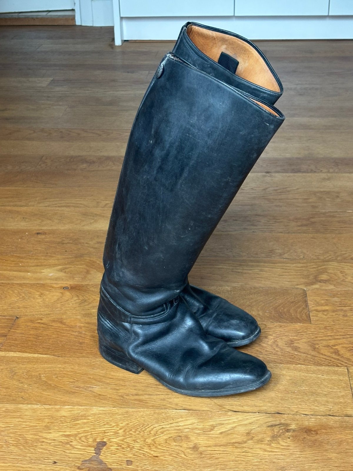 Leren paardrij laarzen. Cavallo. Maat 9. /. 43,5., Ophalen, Gebruikt, Zwart, Ademend