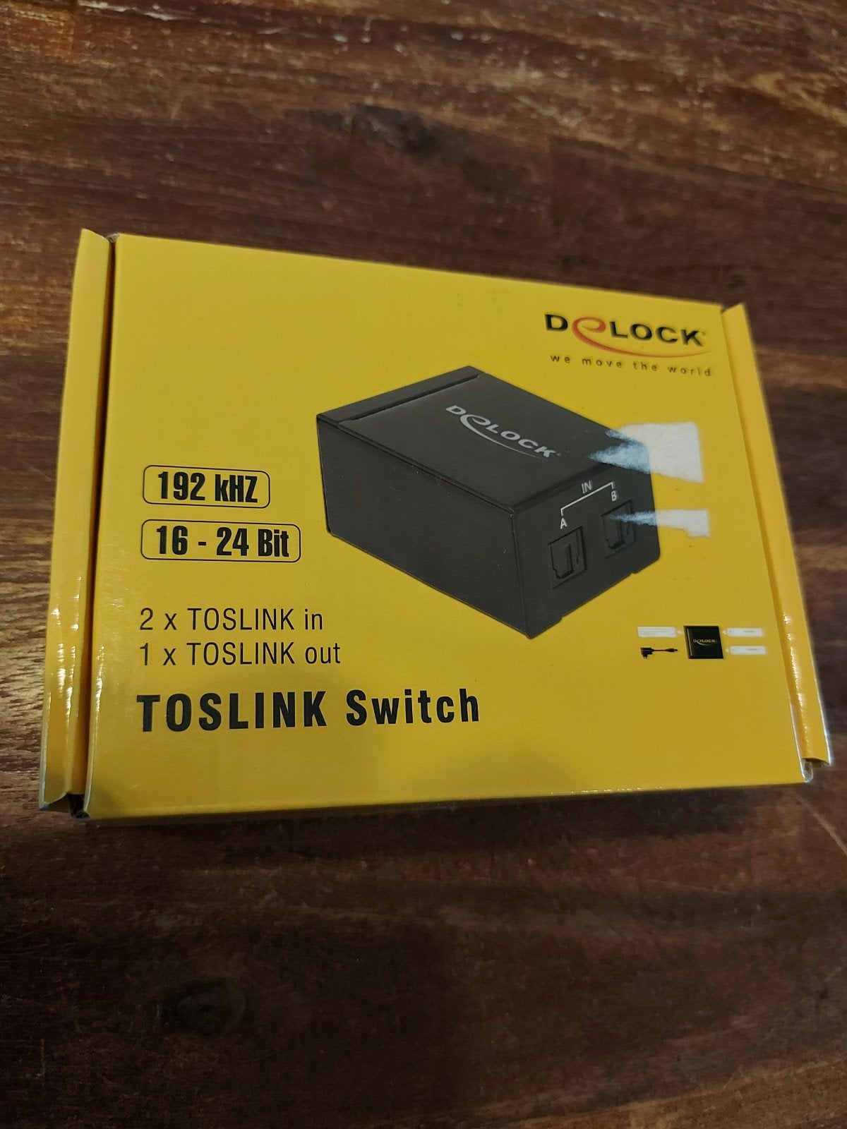 DeLock Toslink Switch, Audio, Tv en Foto, Audiokabels en Televisiekabels, Ophalen of Verzenden, Nieuw, Minder dan 2 meter, Optische kabel