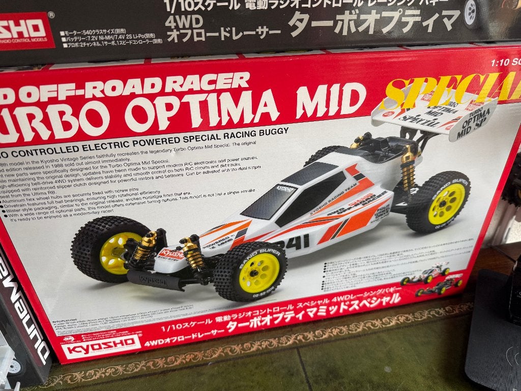 Nieuwe Kyosho turbo optima mid, Hobby en Vrije tijd, Modelbouw | Radiografisch | Auto's, Auto offroad, Nieuw, Schaal 1:10, Ophalen