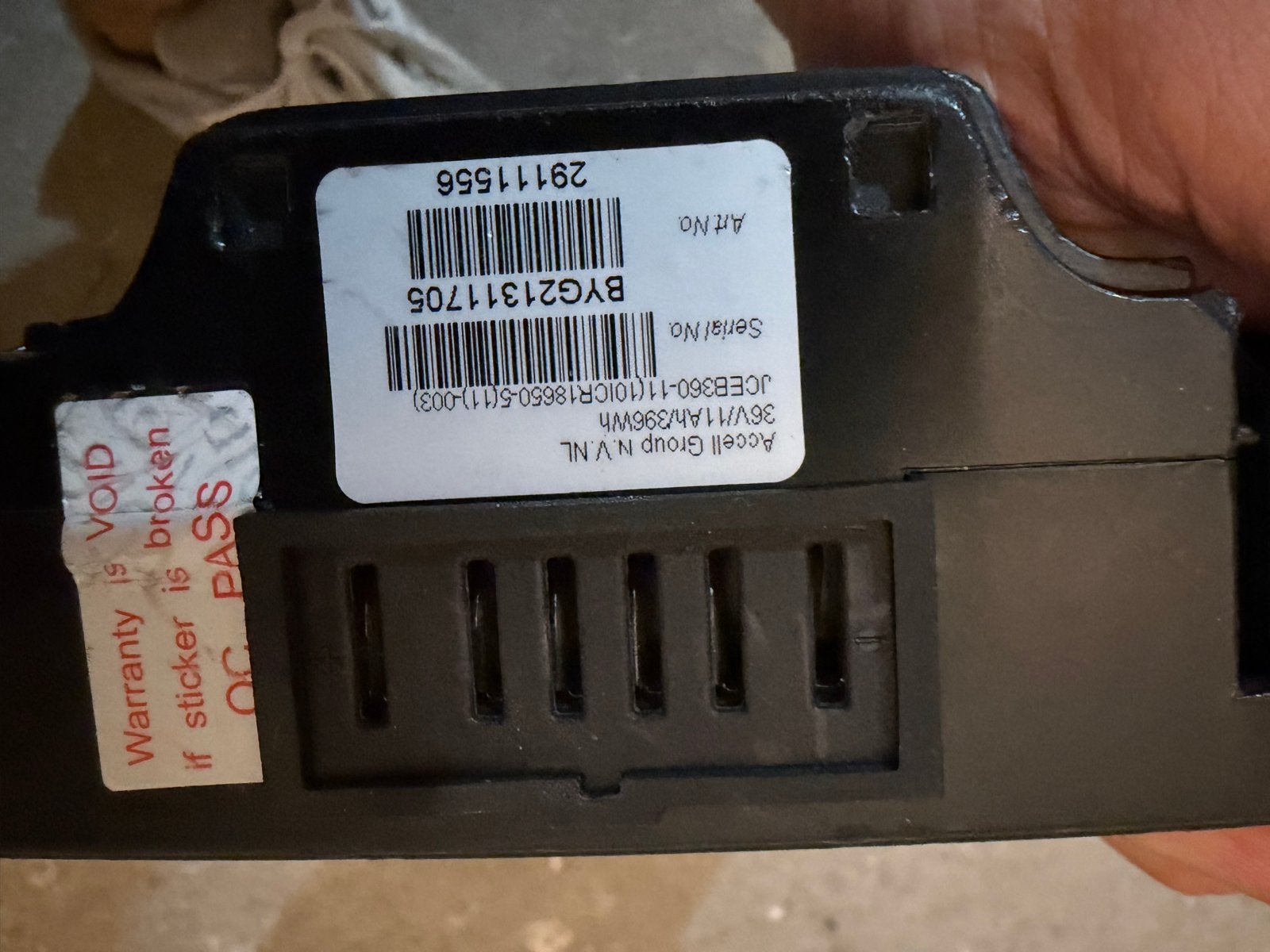 Defecte Batavus E-Fonk fietsaccu (JCEB360-11), Fietsen en Brommers, Ophalen, Gebruikt