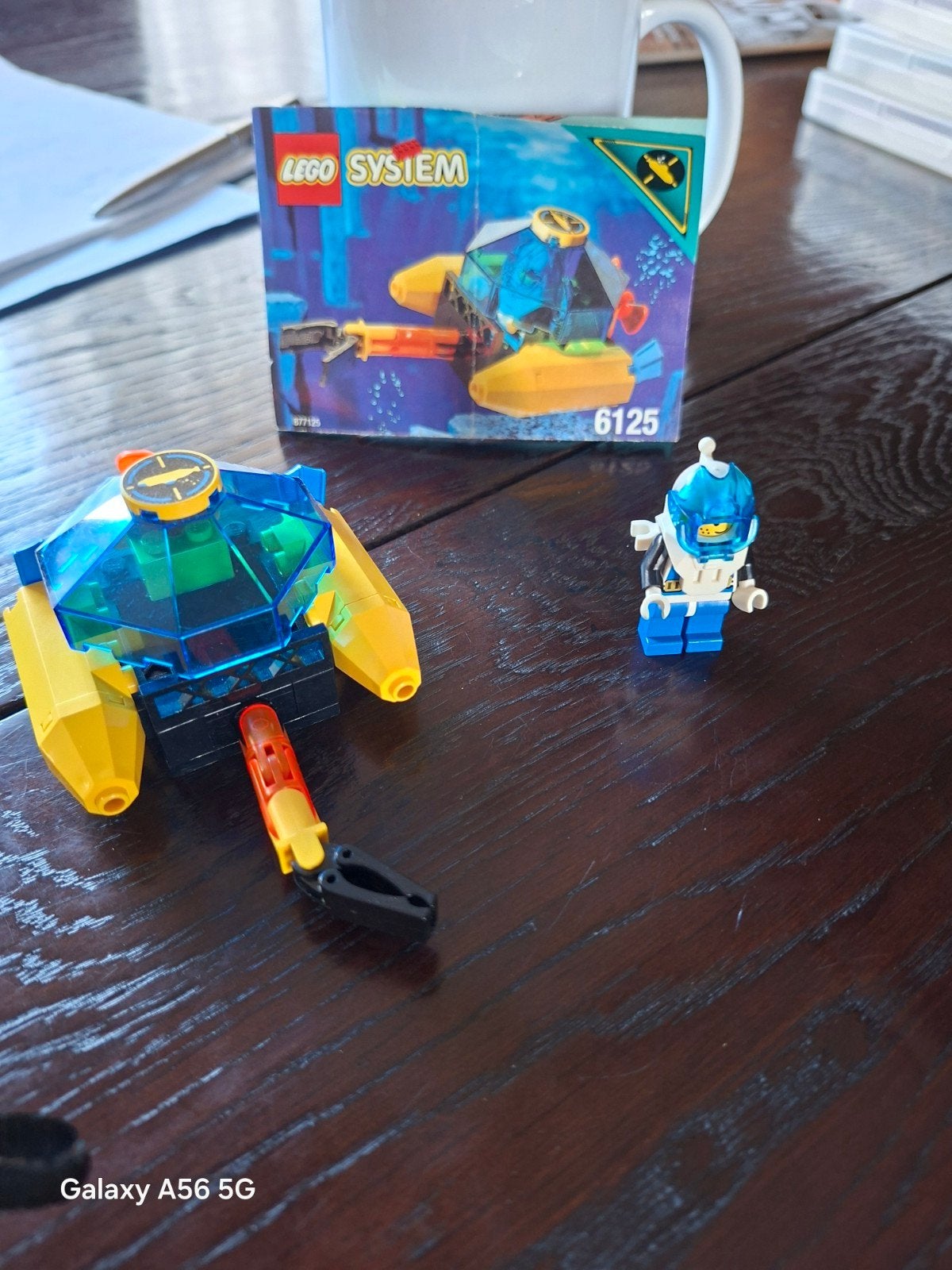 lego system aquazone aquanauts nr 6125 uit 1995 vintage, Gebruikt, Lego, Ophalen of Verzenden, Inclusief instructies