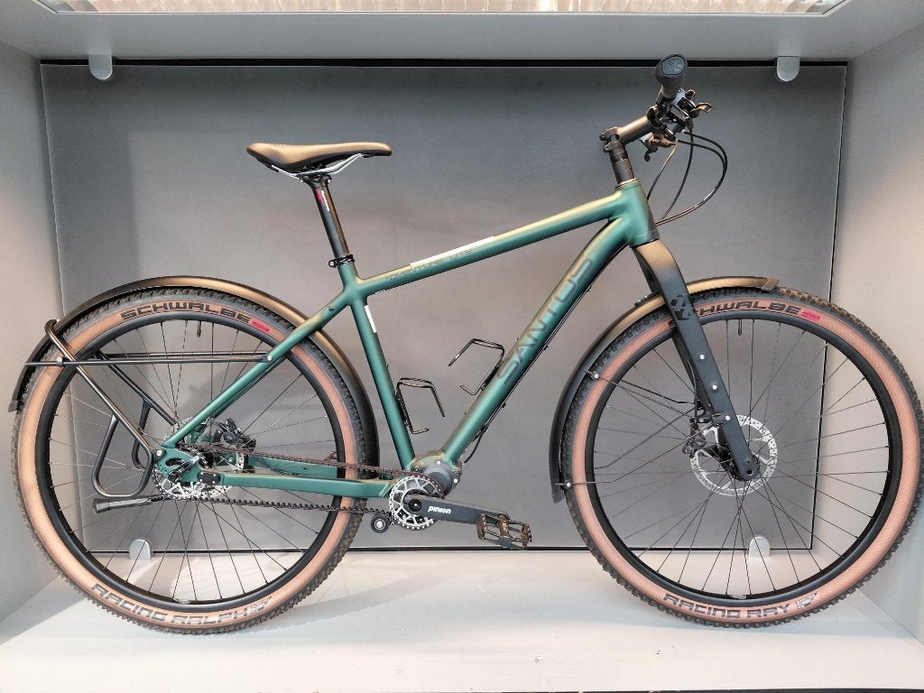 Santos Adventure Lite L Pinion C1.12 Riem B² BongersBikes, 28 inch, 2153PL 41, 10 tot 15 versnellingen, Zo goed als nieuw
