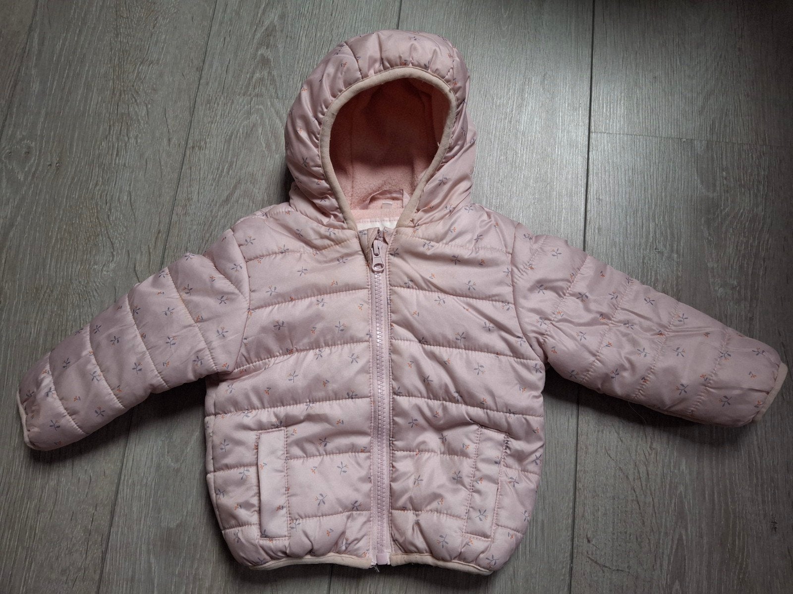 Roze winterjas maat 74, Ophalen of Verzenden, Zo goed als nieuw, Meisje, Jasje