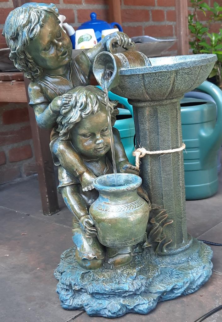 Waterornament voor tuin, Tuin en Terras, Waterpartijen en Fonteinen, Ophalen of Verzenden, Gebruikt, Kunststof, Waterornament
