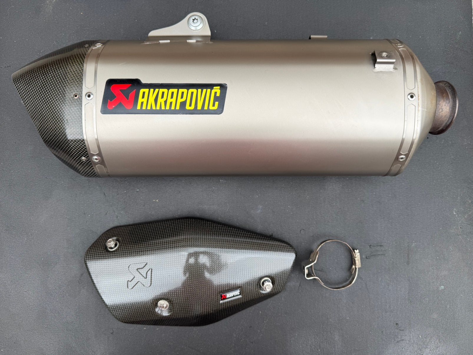 Akrapovic uitlaat demper KTM 1090 1190 1290 Adventure, Ophalen of Verzenden, Gebruikt