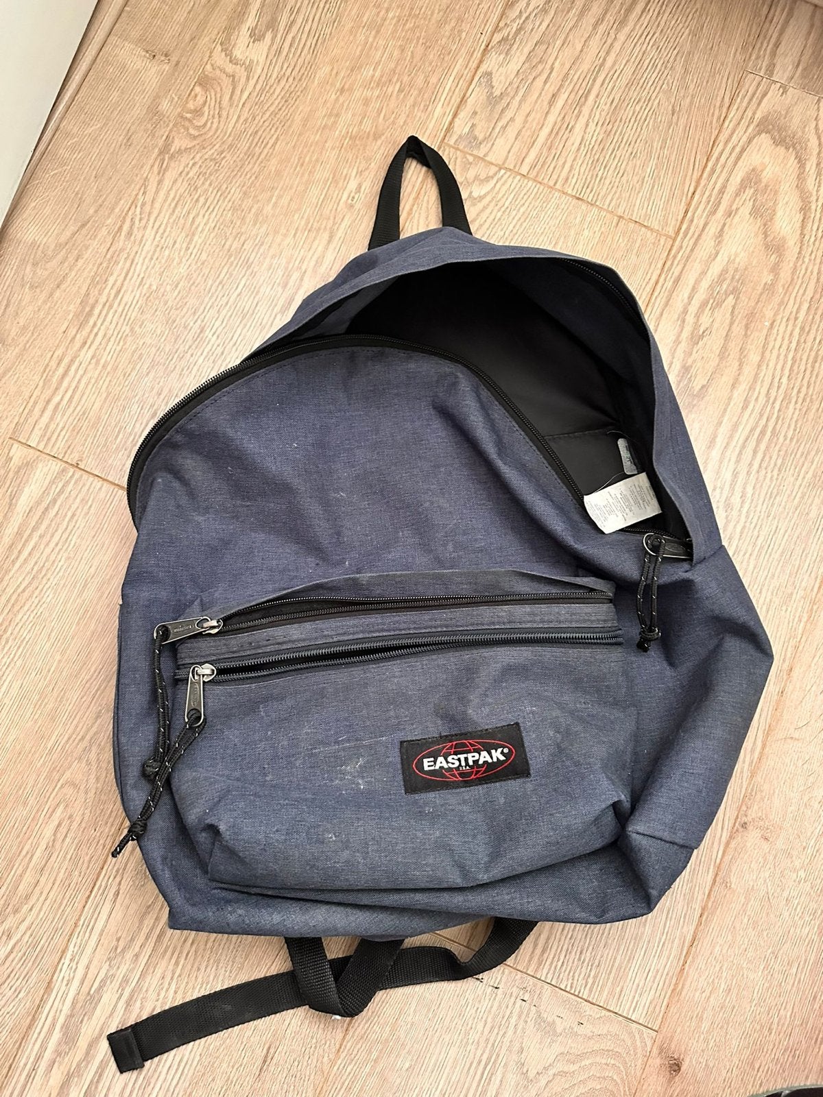Eastpak rugzak - Blauw/Grijs, Sieraden, Tassen en Uiterlijk, Tassen | Rugtassen, Ophalen, Gebruikt, 25 tot 40 cm, Eastpak