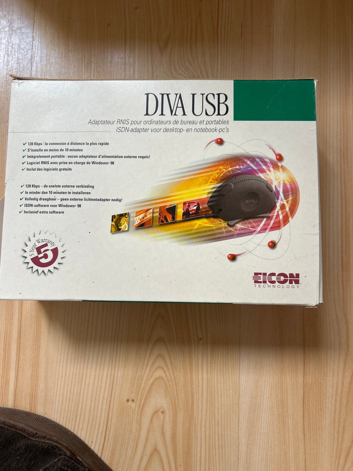 Diva USB ISDN-adapter voor desktop- en notebook-pc's, Ophalen of Verzenden, Nieuw