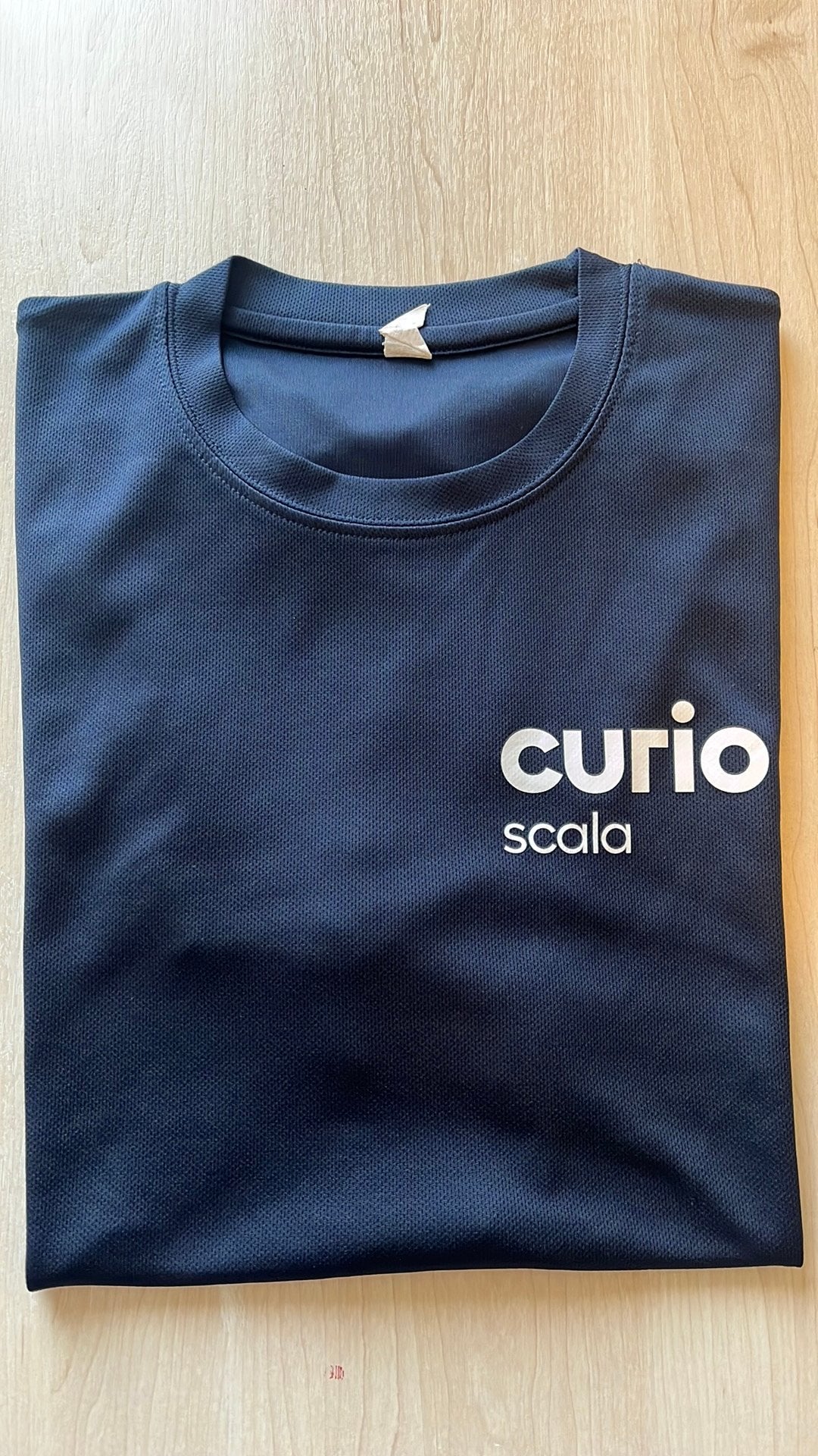 Curio Scala T-shirt - Donkerblauw (2x), Ophalen of Verzenden, Zo goed als nieuw, Maat 48/50 (M), Blauw