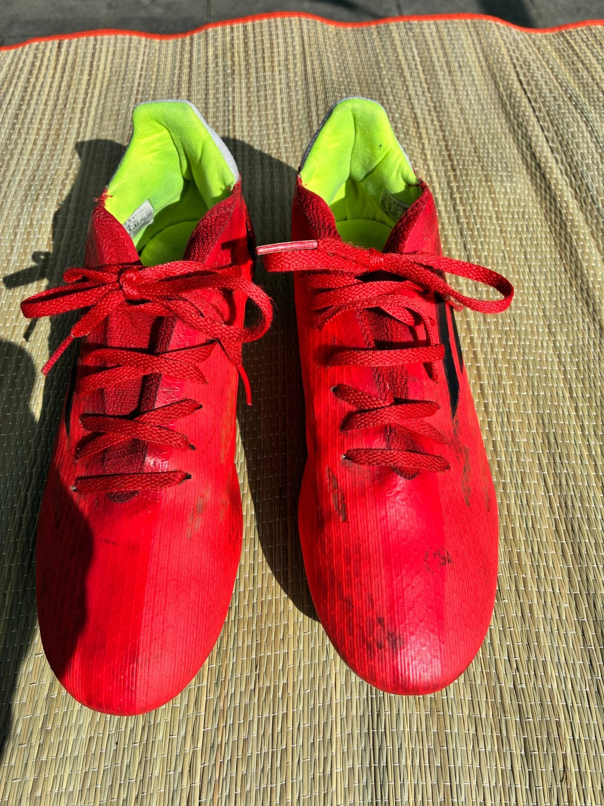 Adidas X Speedflow voetbalschoenen rood mt42, Gebruikt, Schoenen, Maat L, Ophalen of Verzenden