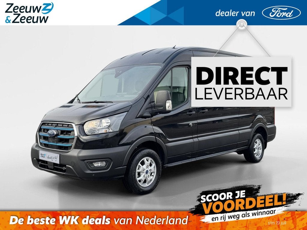 Ford E-Transit 350 L3H2 Trend 68 kWh | Uit Voorraad Leverbaa, Automaat, 750 kg, 10 min, Origineel Nederlands