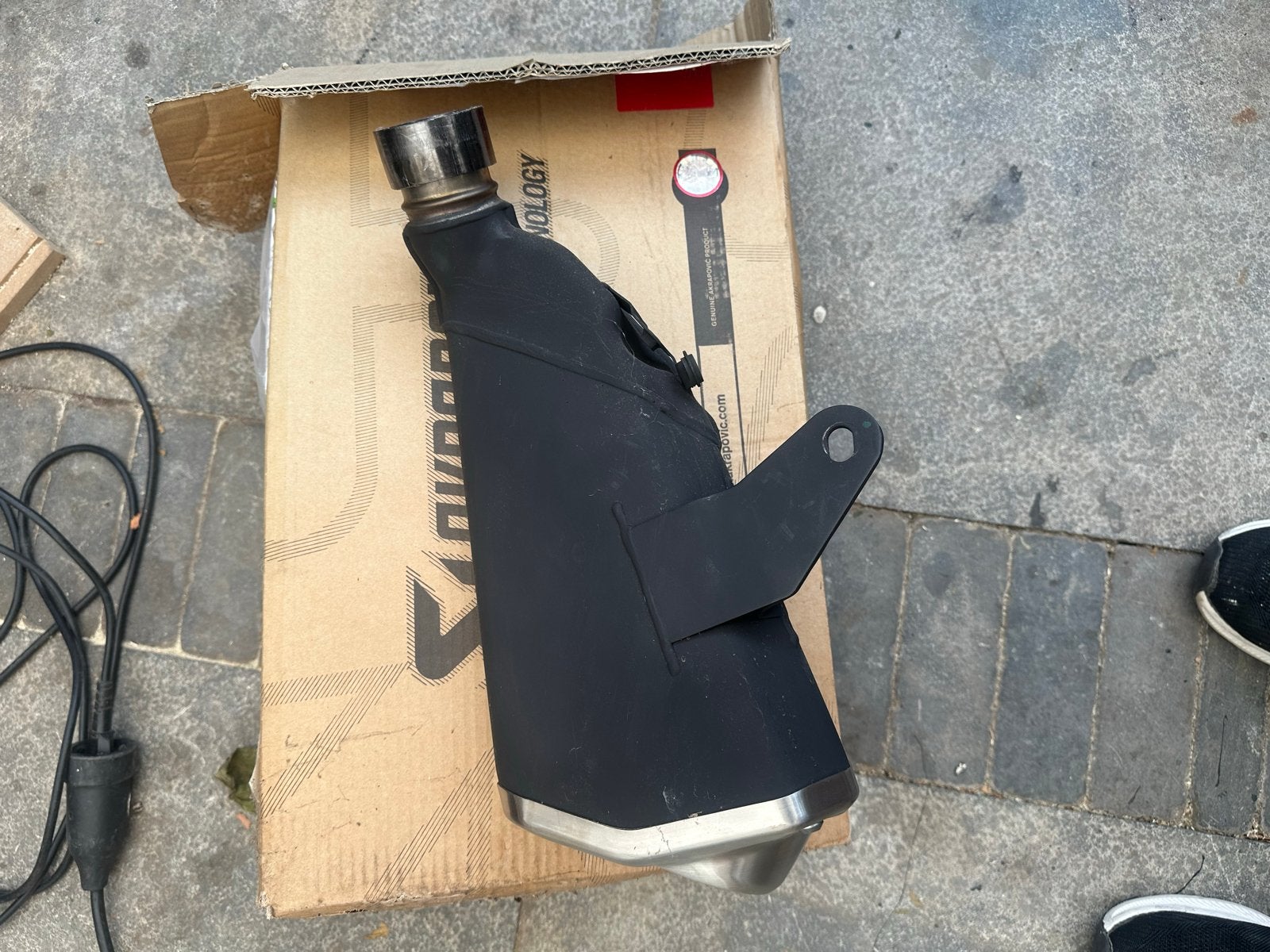 Orginele z900 slip on uitlaatdemper, Ophalen, Gebruikt