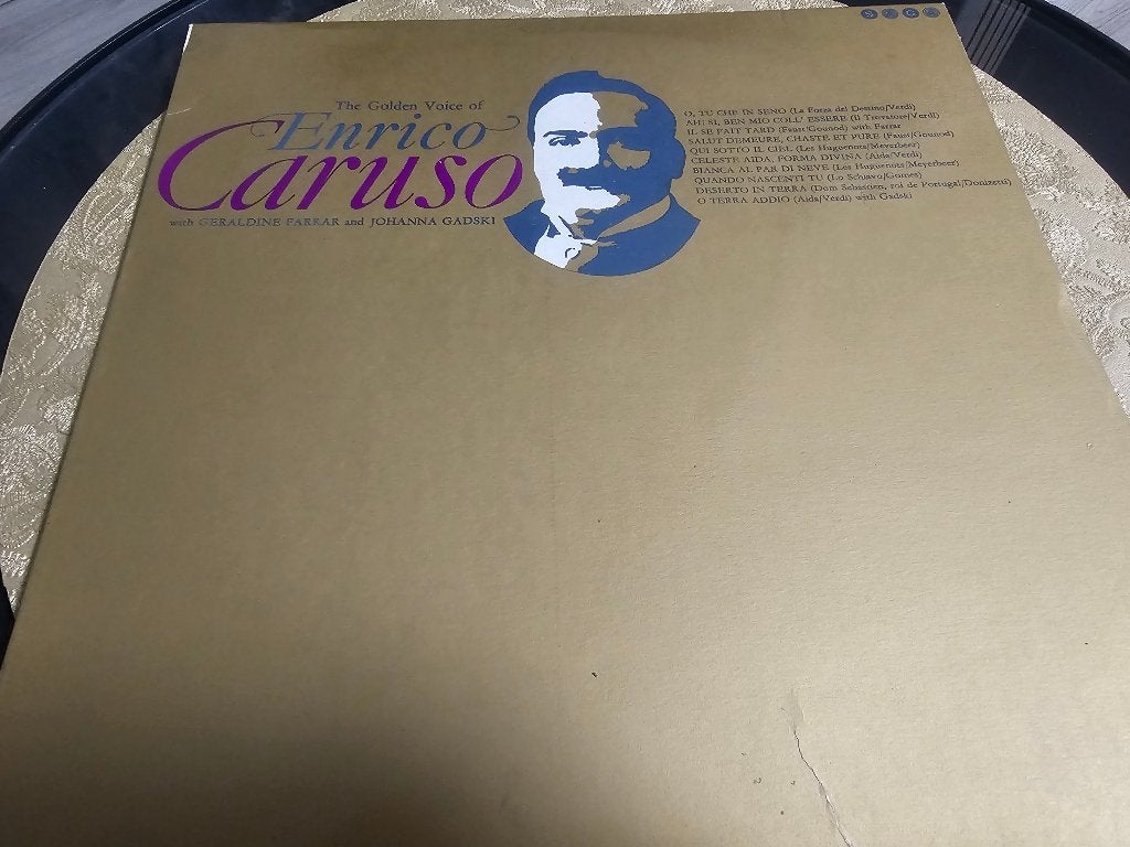 Enrico Caruso – The Golden Voice Of Enrico Caruso, Gebruikt, Ophalen of Verzenden, Romantiek, Opera of Operette