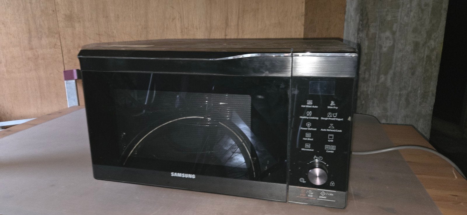 Samsung magnetron oven combi, Ophalen, Zo goed als nieuw, Combimagnetron