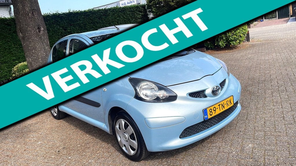 Toyota Aygo 1.0-12V Access 5DR 2006-1e eigenaar-APK 23-3-27, Voorwielaandrijving, Stof, Gebruikt, Zwart