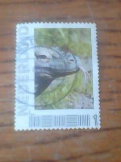 gestempelde persoonlijke zegel  [ beest ?? ], Postzegels en Munten, Postzegels | Nederland, Verzenden, Gestempeld