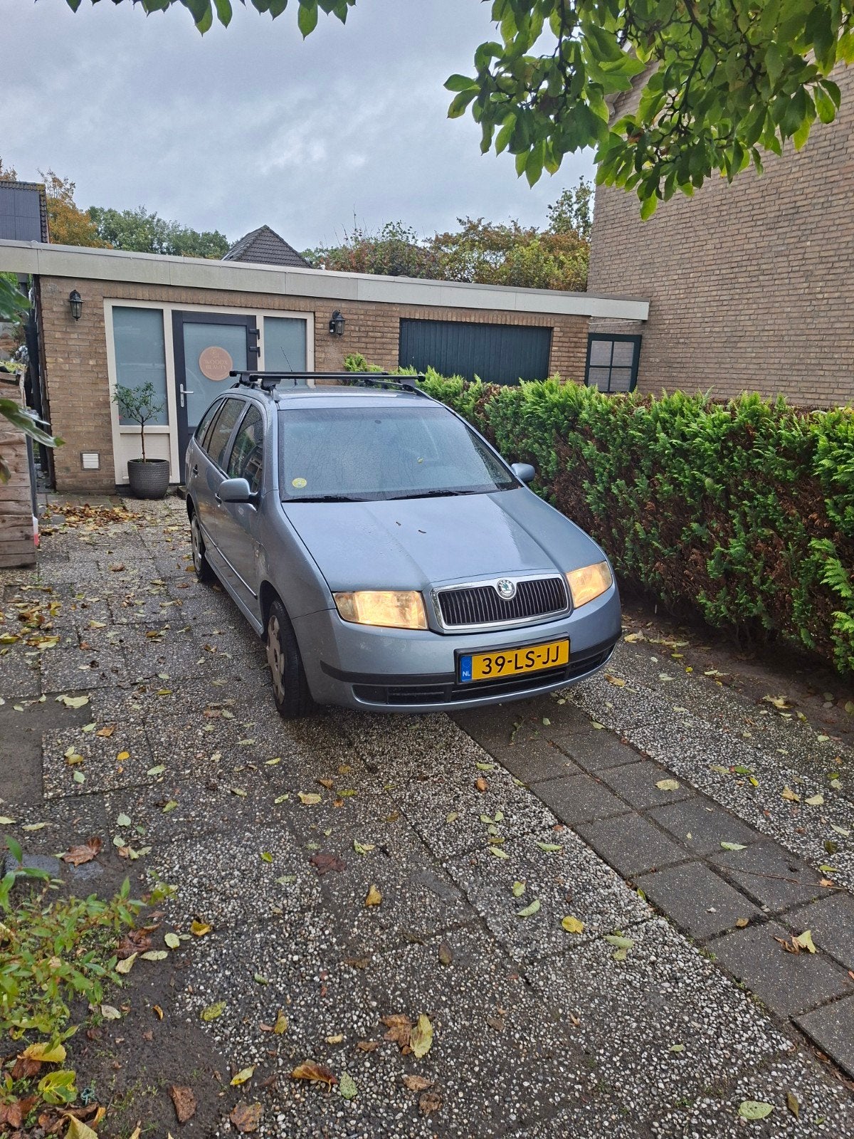 Skoda Fabia 1.4 Combi 55KW 2003 Grijs, Auto's, Voorwielaandrijving, 74 pk, 4 cilinders, 1070 kg