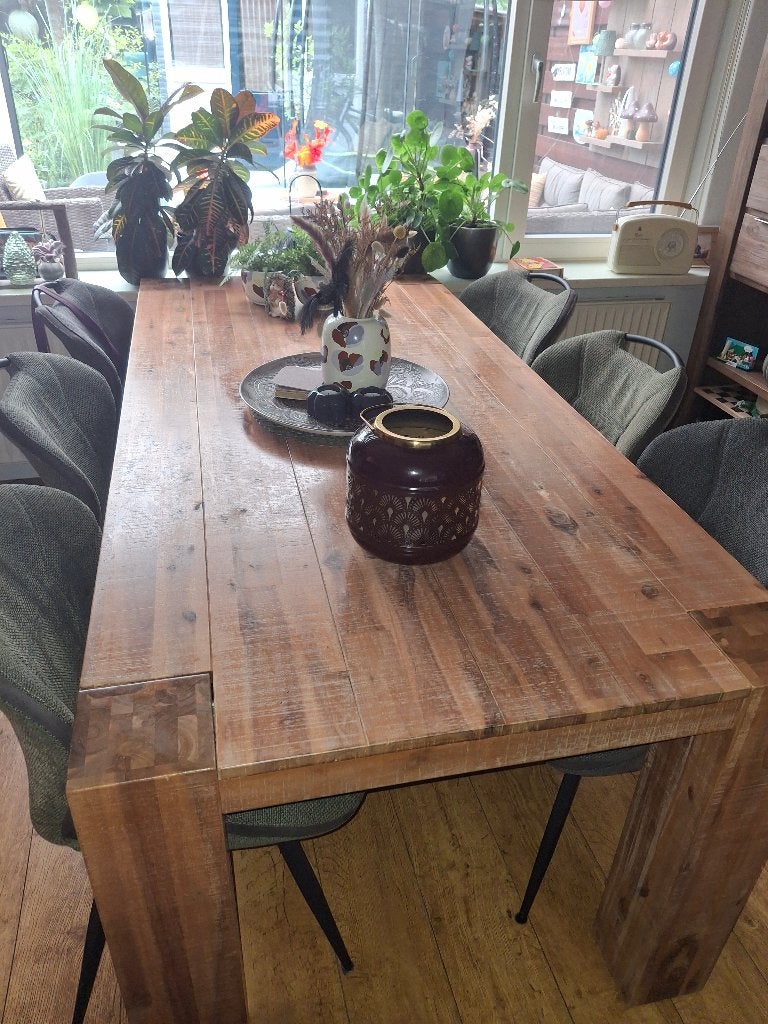 Eetkamertafel, Ophalen, Gebruikt, 200 cm of meer, 50 tot 100 cm