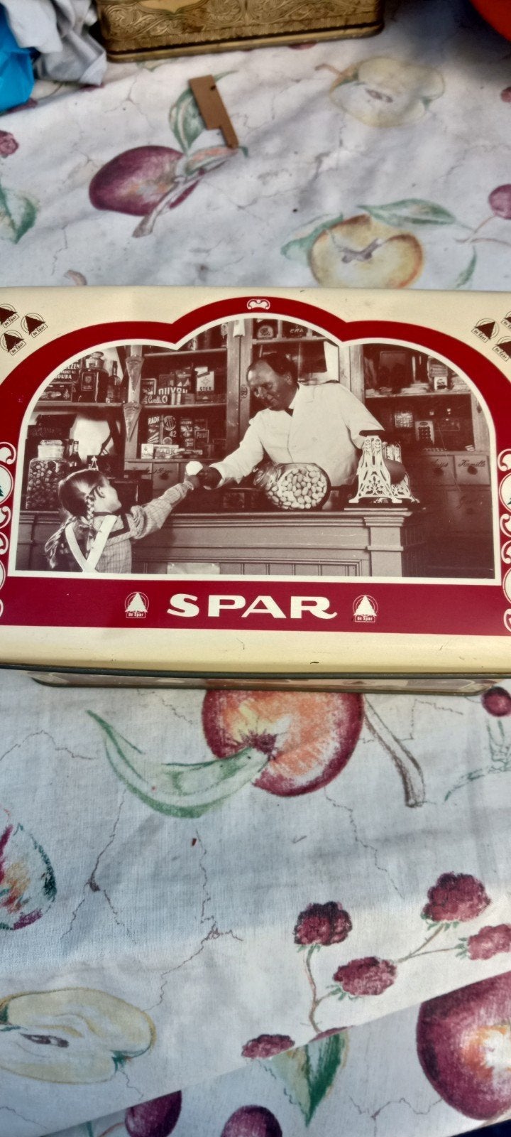 Vintage Blik Spar - Decoratief Verzamelobject, Verzamelen, Ophalen of Verzenden, Gebruikt, Overige, Overige merken