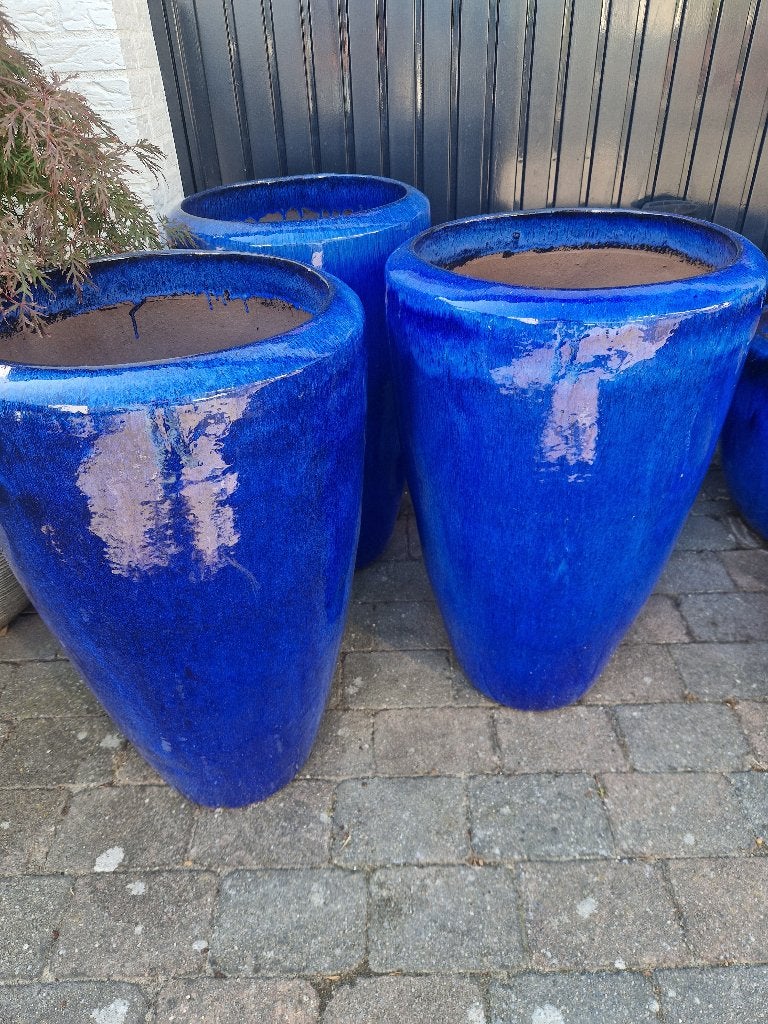 Geglazuurde potten., 40 cm of meer, Rond, Nieuw, Ophalen of Verzenden