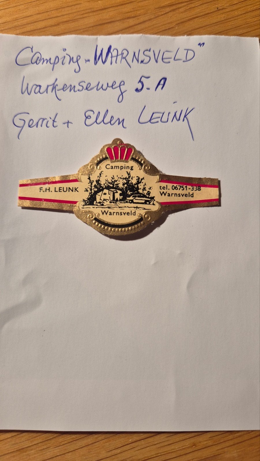 Sigarenbanden Warnsveld, Ophalen, Zo goed als nieuw, Sigarenbandjes
