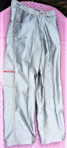 nieuwe lange broek zilverzwart Car jeans M SPIJKERSTOF, Overige kleuren, Verzenden, Nieuw, W30 - W32 (confectie 38/40)