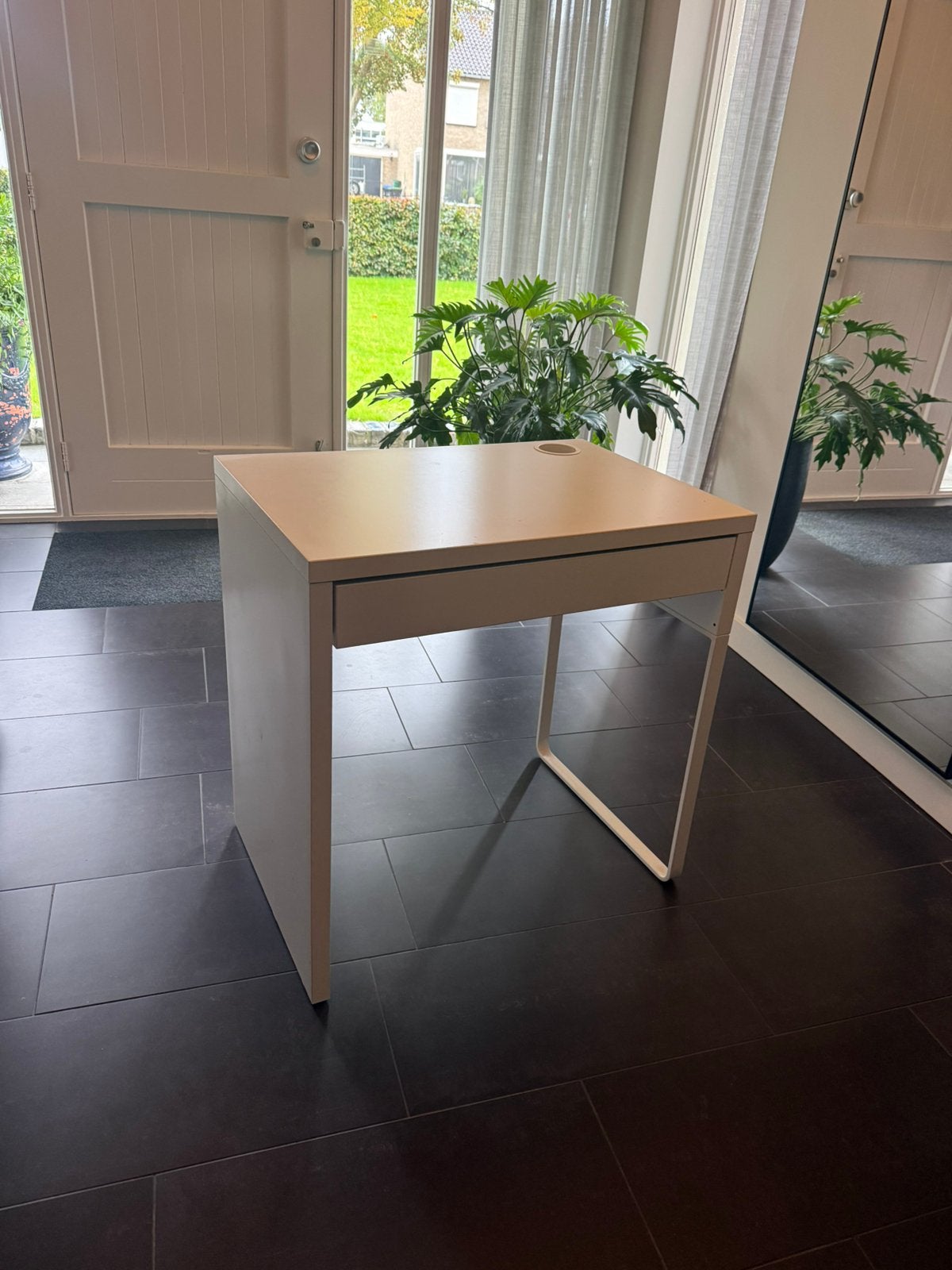 Ikea wit bureau, Overige typen, Gebruikt, Met lades, IKEA