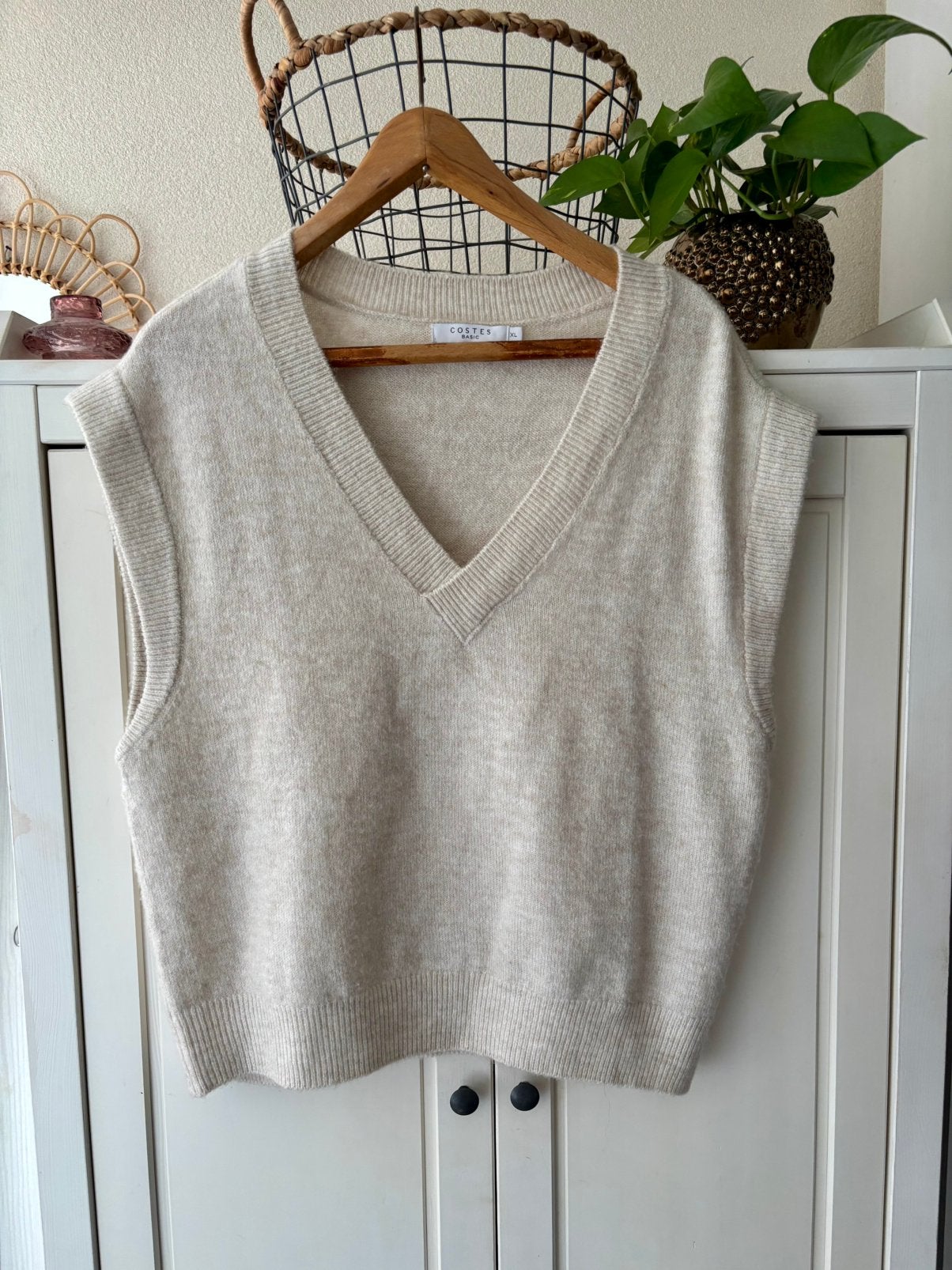 Costes spencer maat xl, Ophalen of Verzenden, Zo goed als nieuw, Maat 42/44 (L), Beige