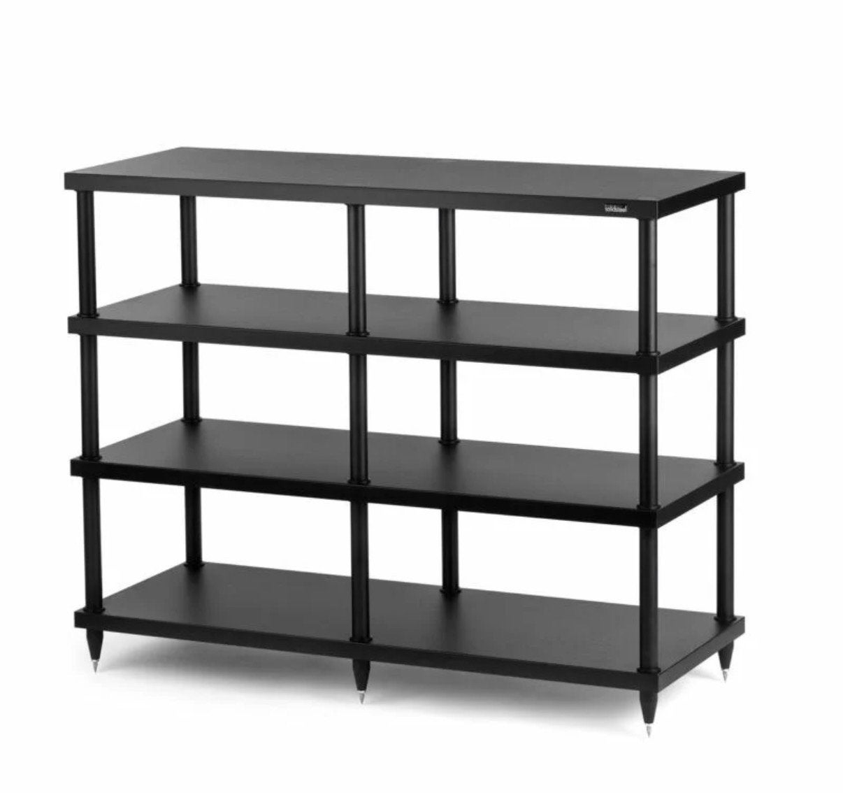 Solidsteel S4-4 Audio Rack - Zwart audiomeubel, Ophalen, Zo goed als nieuw, Solid steel, X