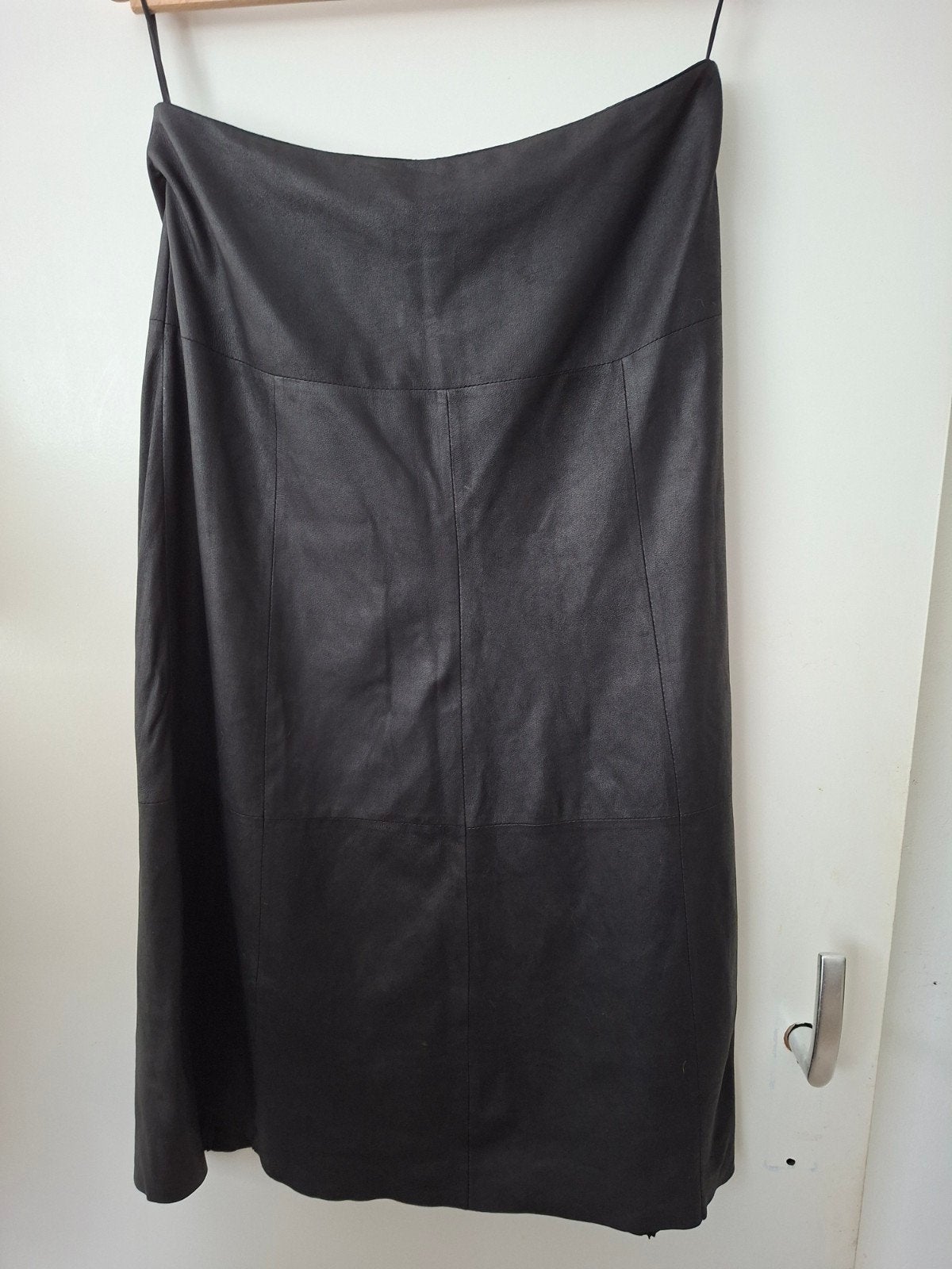 NIEUW, Arma zwarte leren rok.. Gevoerd, rits, Maat 36, Zwart, Arma, Nieuw, Ophalen of Verzenden