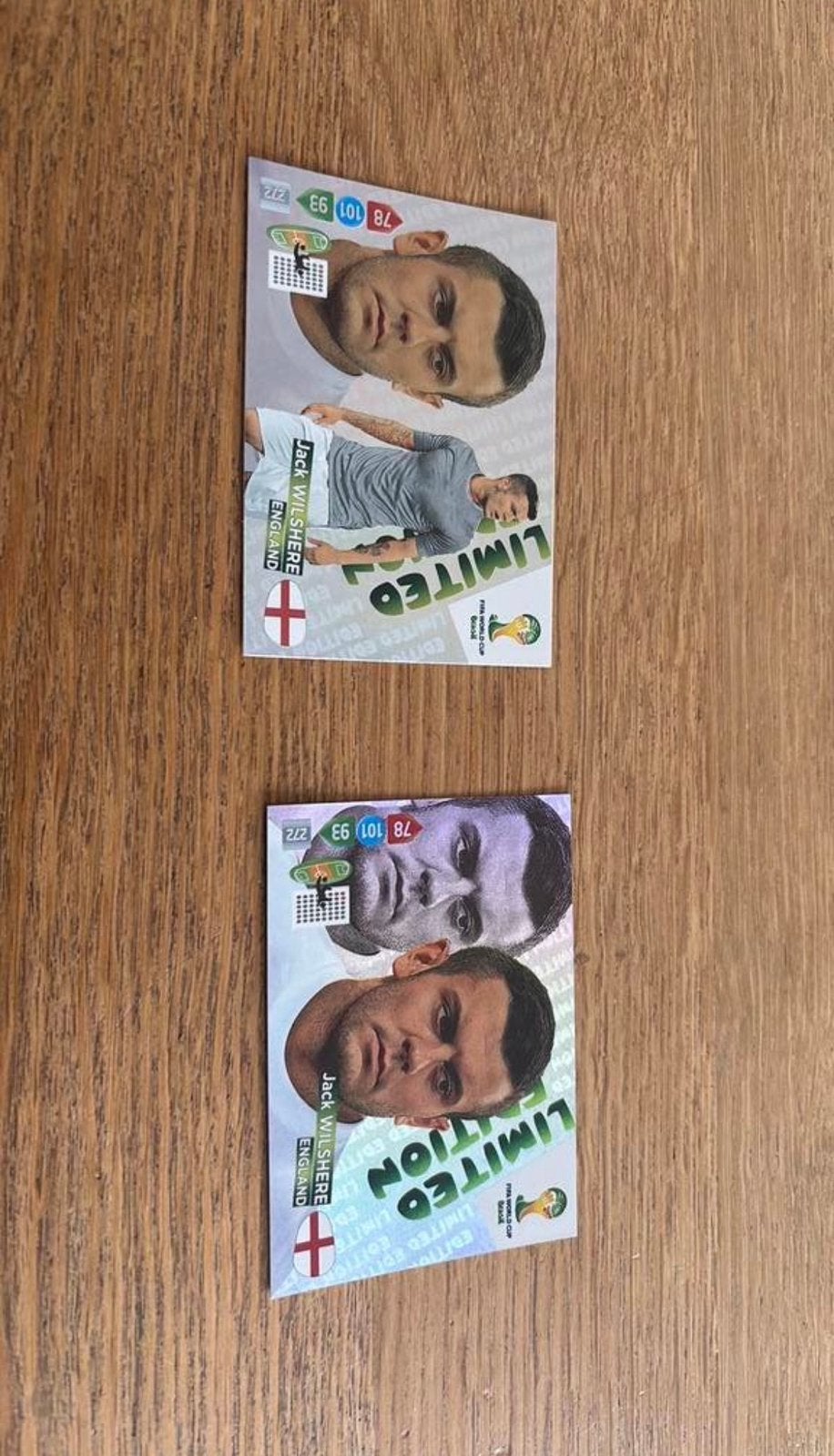 Panini Adrenalyn XL World Cup 2014 Jack Wilshere Portrait, Ophalen of Verzenden, Nieuw, Meerdere plaatjes