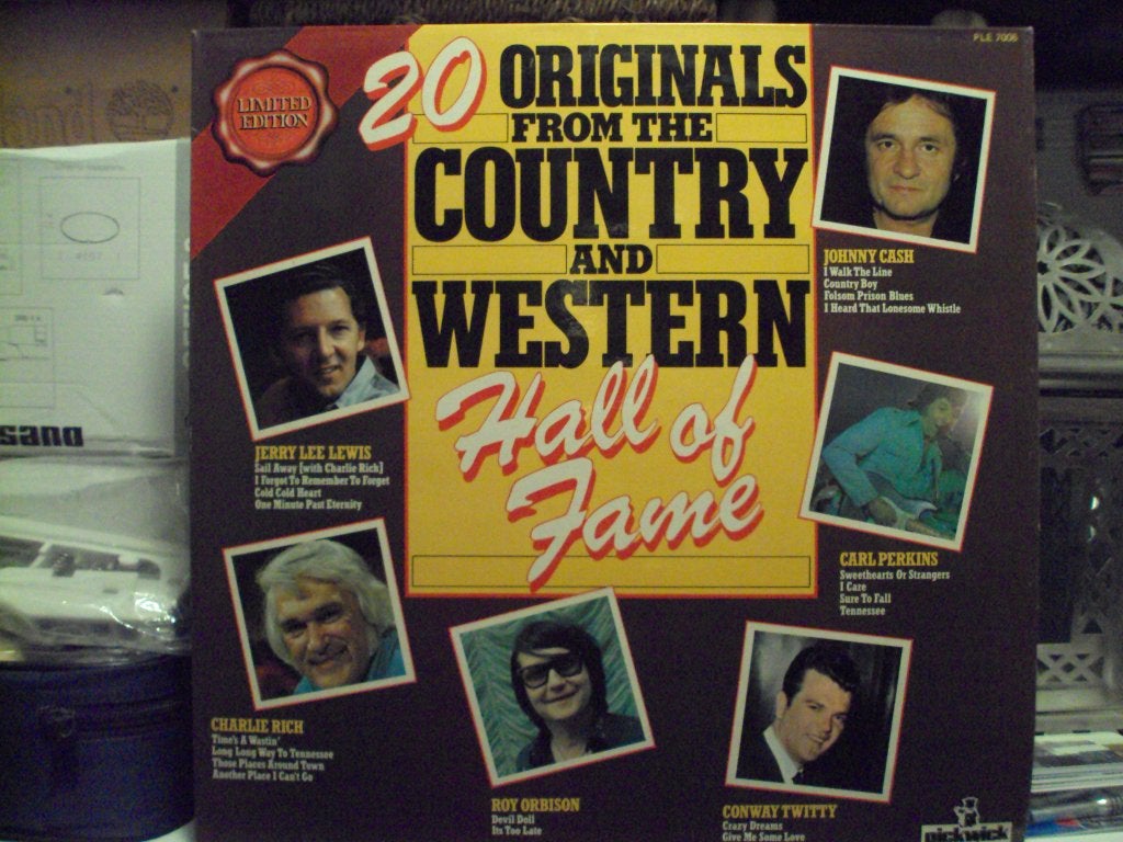 20 Originals From The Country And Western Hall Of Fame LP 76, LP, Ophalen of Verzenden, Zo goed als nieuw, 12 inch