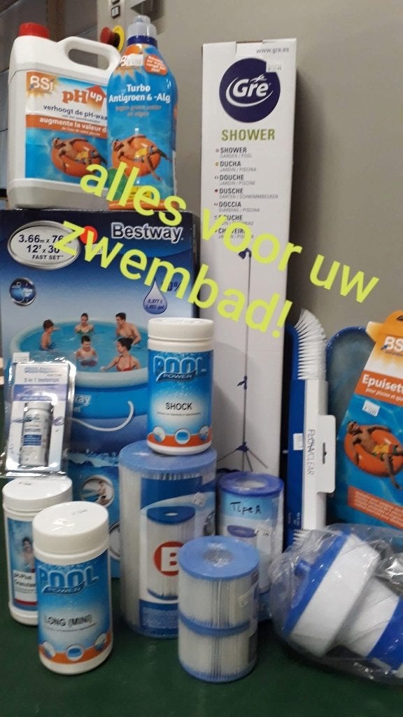 zwembadfilter, chloortabletten, ph plus-min filterzand, Ophalen, Nieuw, Reinigingsmiddel