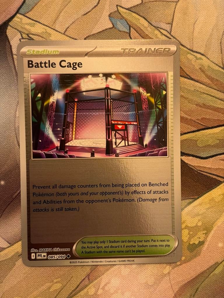 Pokémon TCG: Battle Cage 085/094 PFLEN Holo Trainer Kaart, Ophalen of Verzenden, Zo goed als nieuw, Losse kaart, Foil