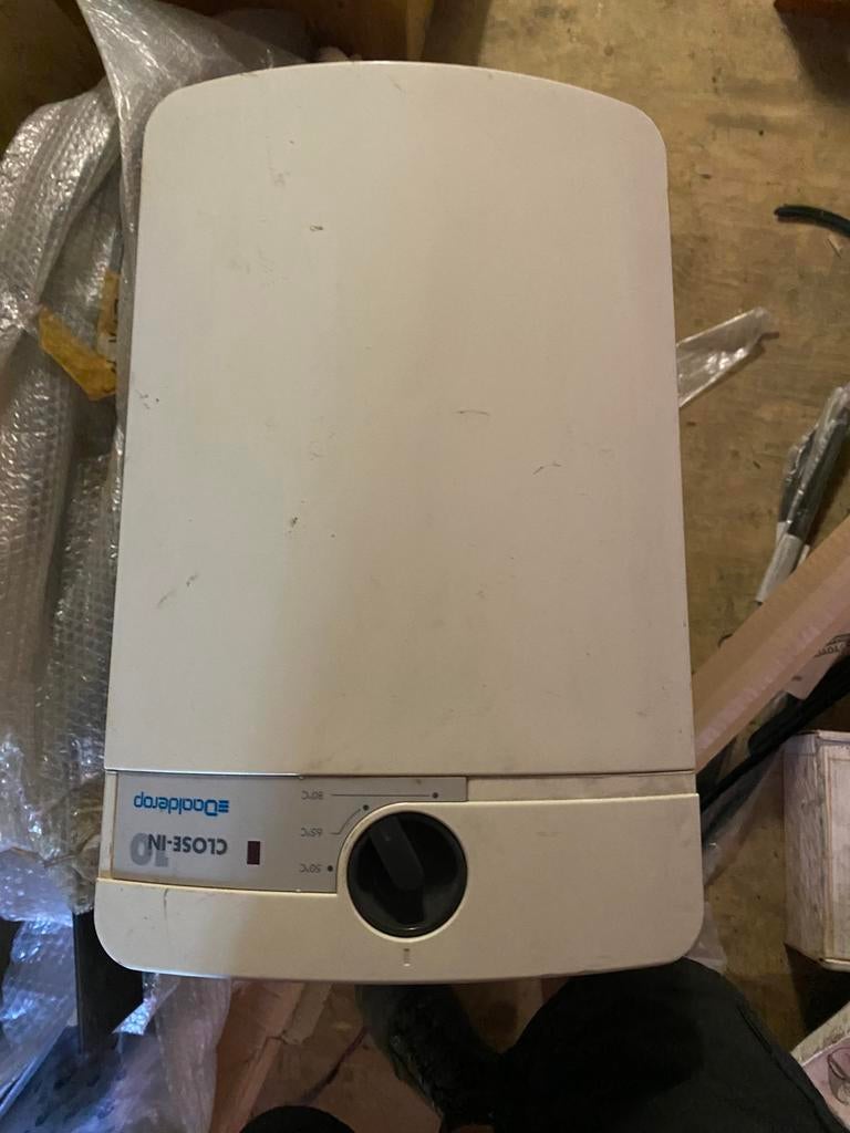 Daalderop close in boiler 10 liter, Aardgas, Zo goed als nieuw, Minder dan 20 liter, Boiler
