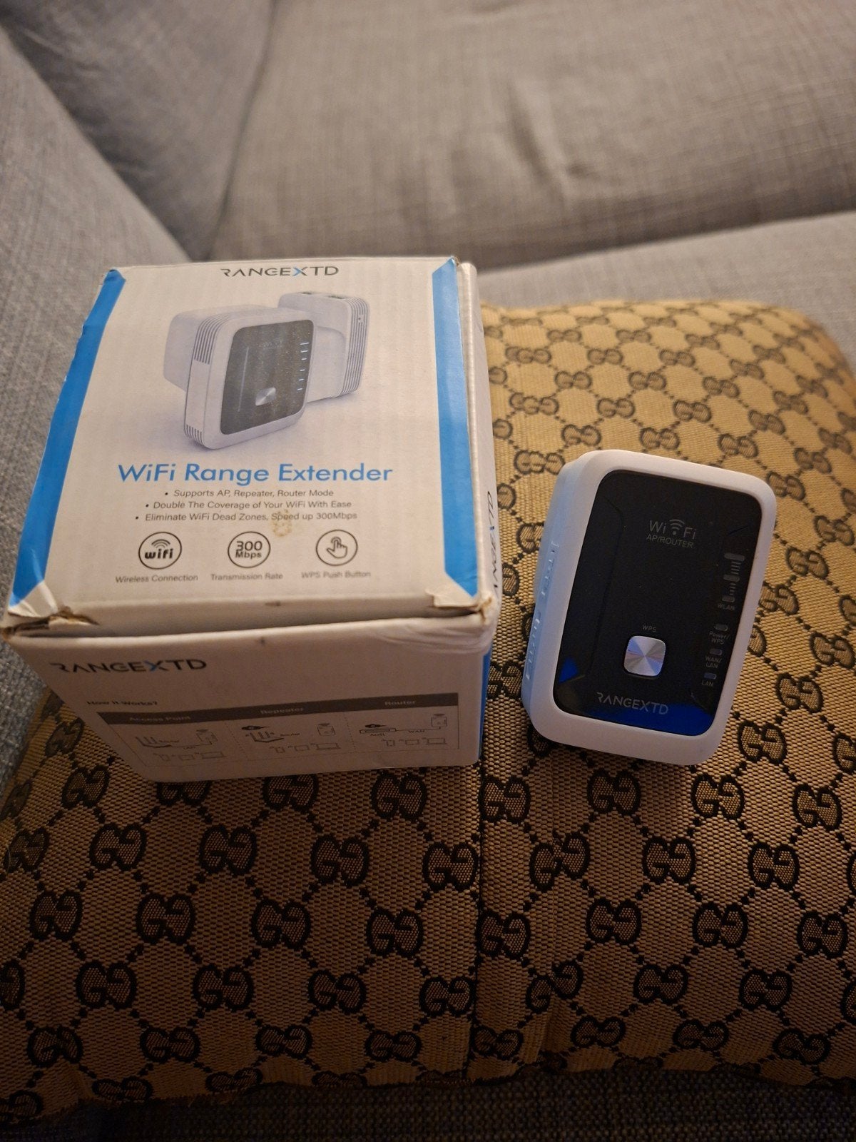 RangeXTD WiFi Range Extender / Router - Zo goed als nieuw, Ophalen, Zo goed als nieuw, Router, RangeXTD