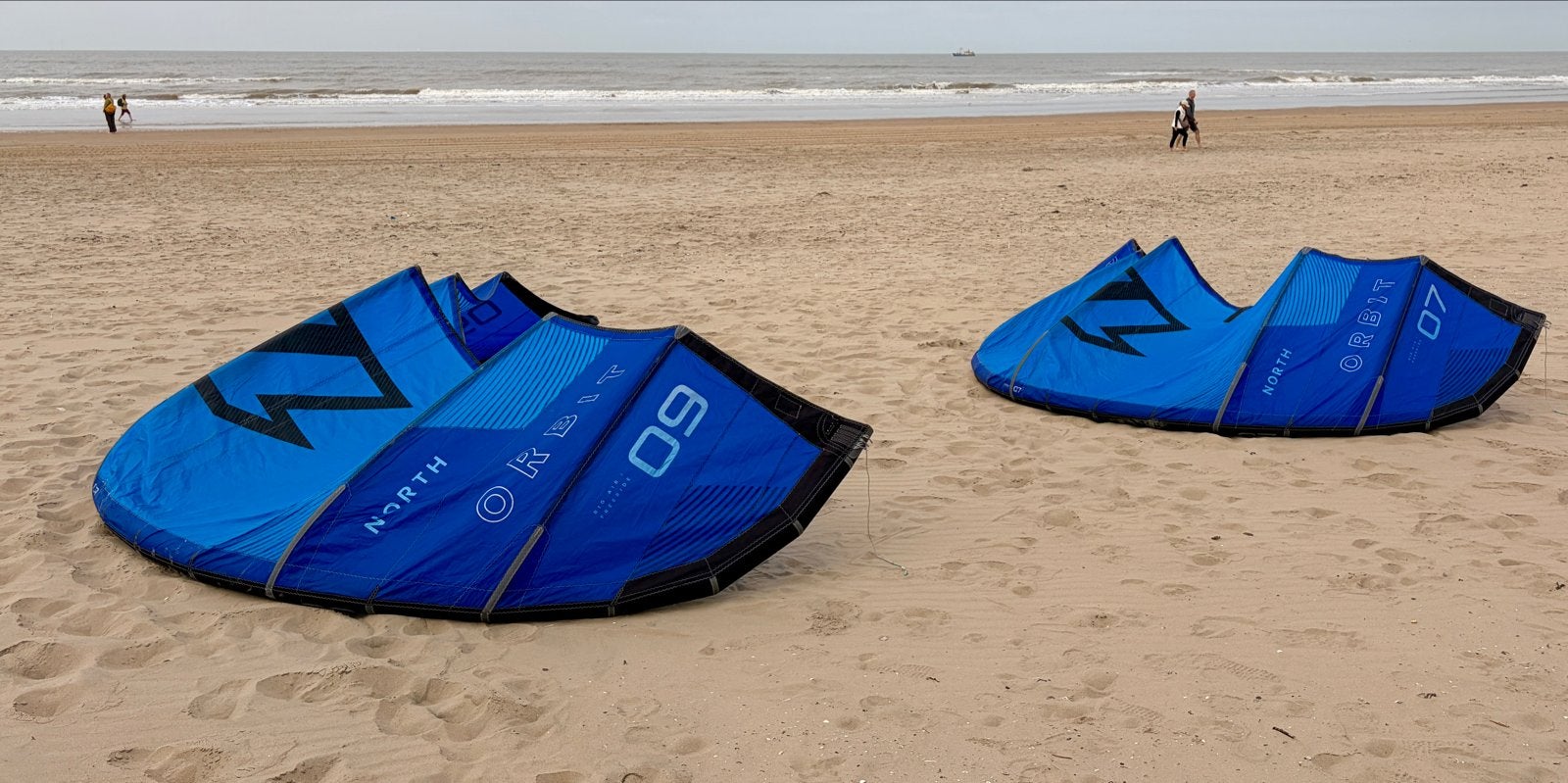 North Orbit 2023 Kites 7m en 9m met Navigator Bar, Watersport en Boten, Geen board, Ophalen, Gebruikt, Bar