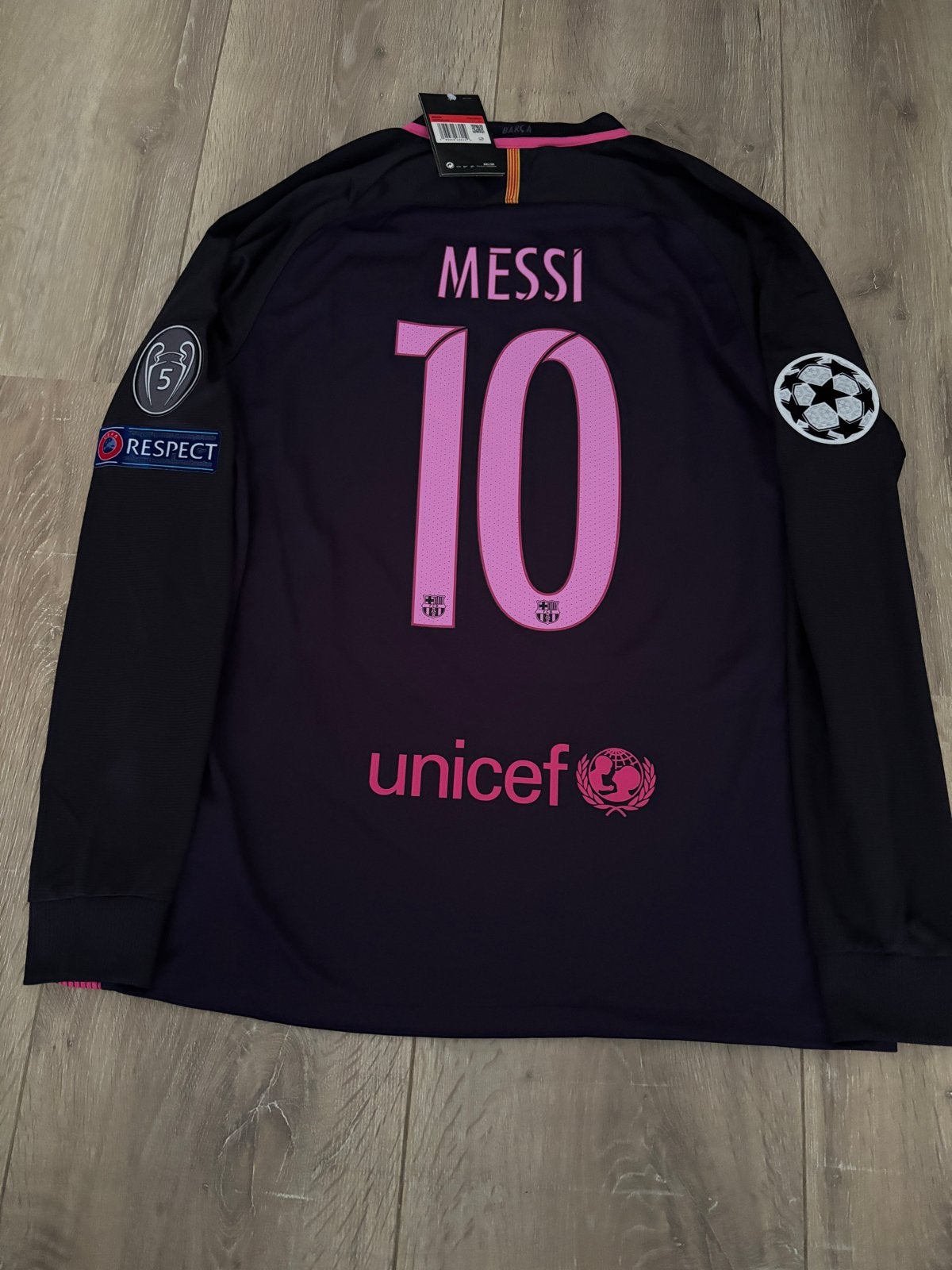 Messi #10 Barcelona shirt maat L Lange Mouw, Maat L, Ophalen of Verzenden, Nieuw, Shirt
