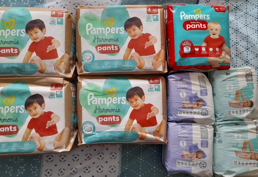 Pampers pants 4 + Etos new born en mini, Ophalen of Verzenden, Nieuw, Overige typen