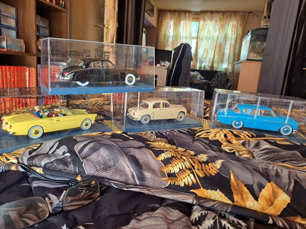 Kuifje auto's, Verzamelen, Stripfiguren, Ophalen of Verzenden, Kuifje, Zo goed als nieuw, Beeldje of Figuurtje