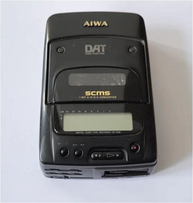 DAT Recorder Aiwa HD-S100 + Toebehoren + Tas, Audio, Tv en Foto, Ophalen of Verzenden, Walkman