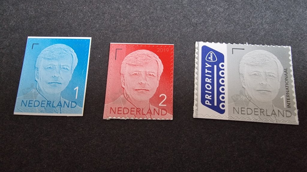 3 losse zegels Willem-Alexander 2019 NVPH 3809 - 3810 - 3811, Ophalen of Verzenden, Na 1940, Postfris